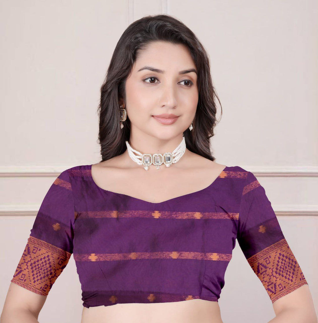 Patola Silk Saree(Pink With Green& Zari)